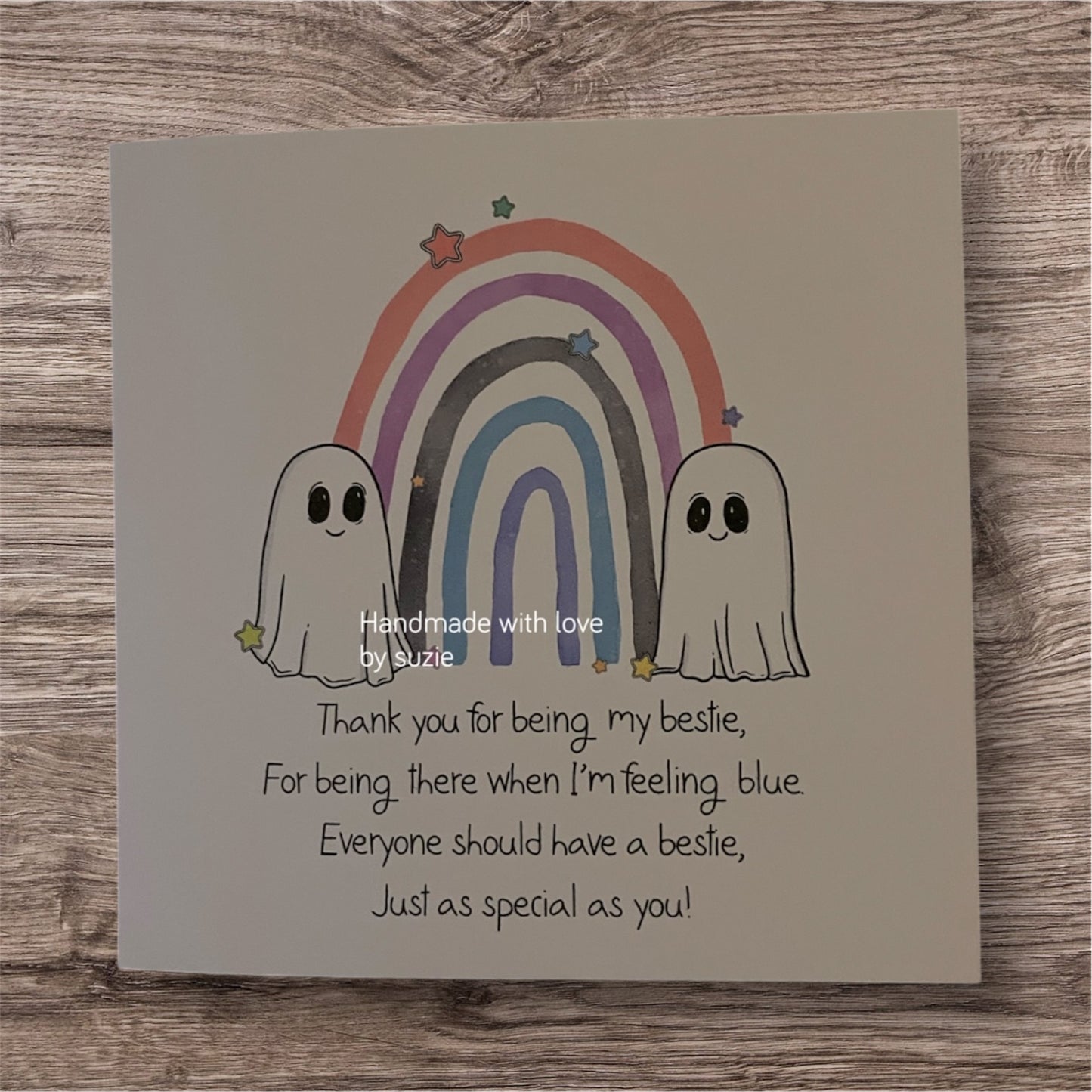 Thank you for being my bestie ghost rainbow