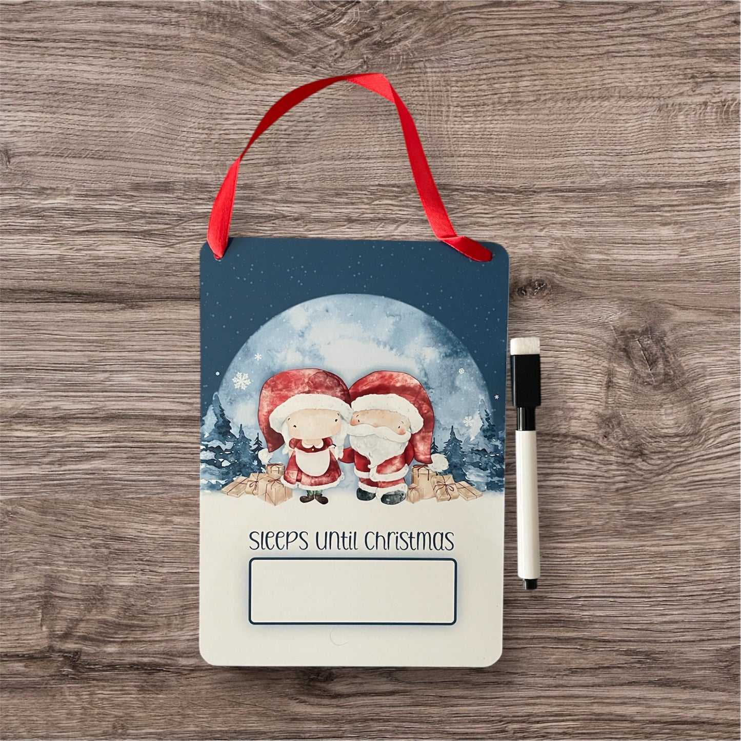Aluminium count down to Christmas Mr & Mrs Claus