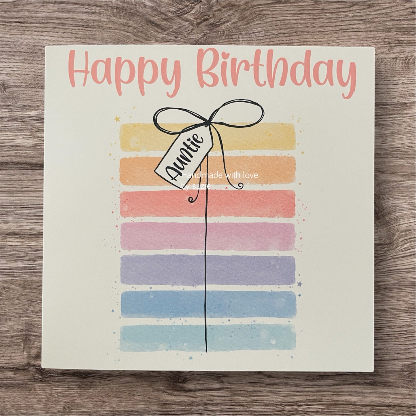 Birthday present birthday card