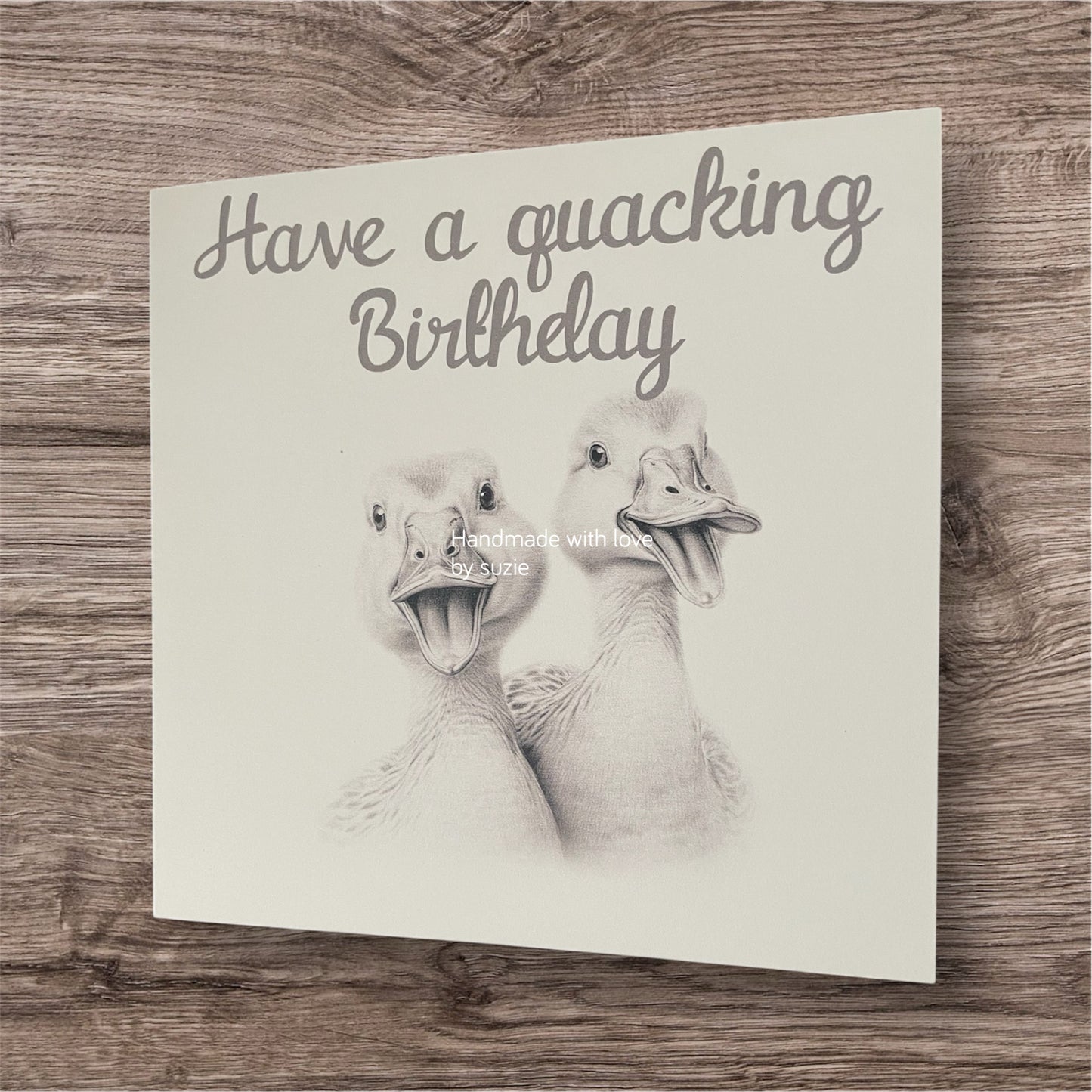 Have a quacking birthday duck card