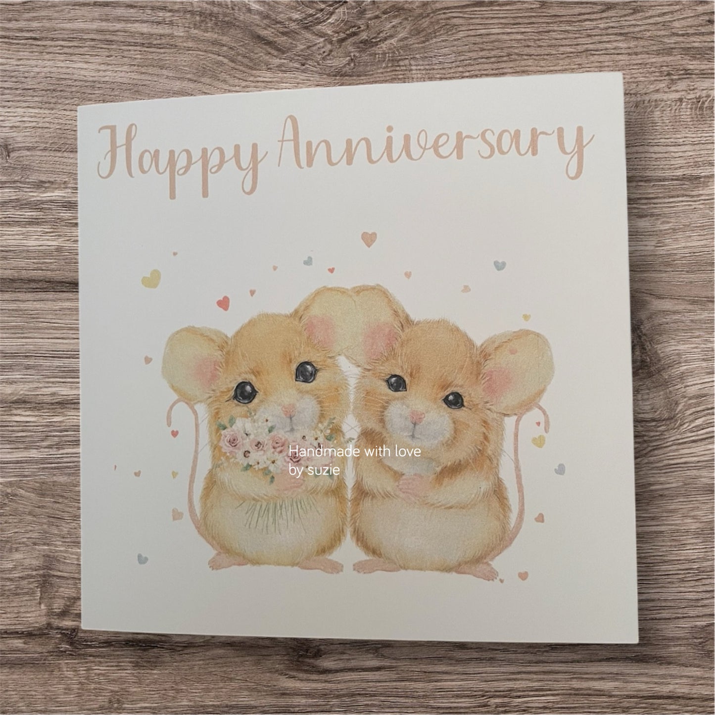 Mice anniversary card
