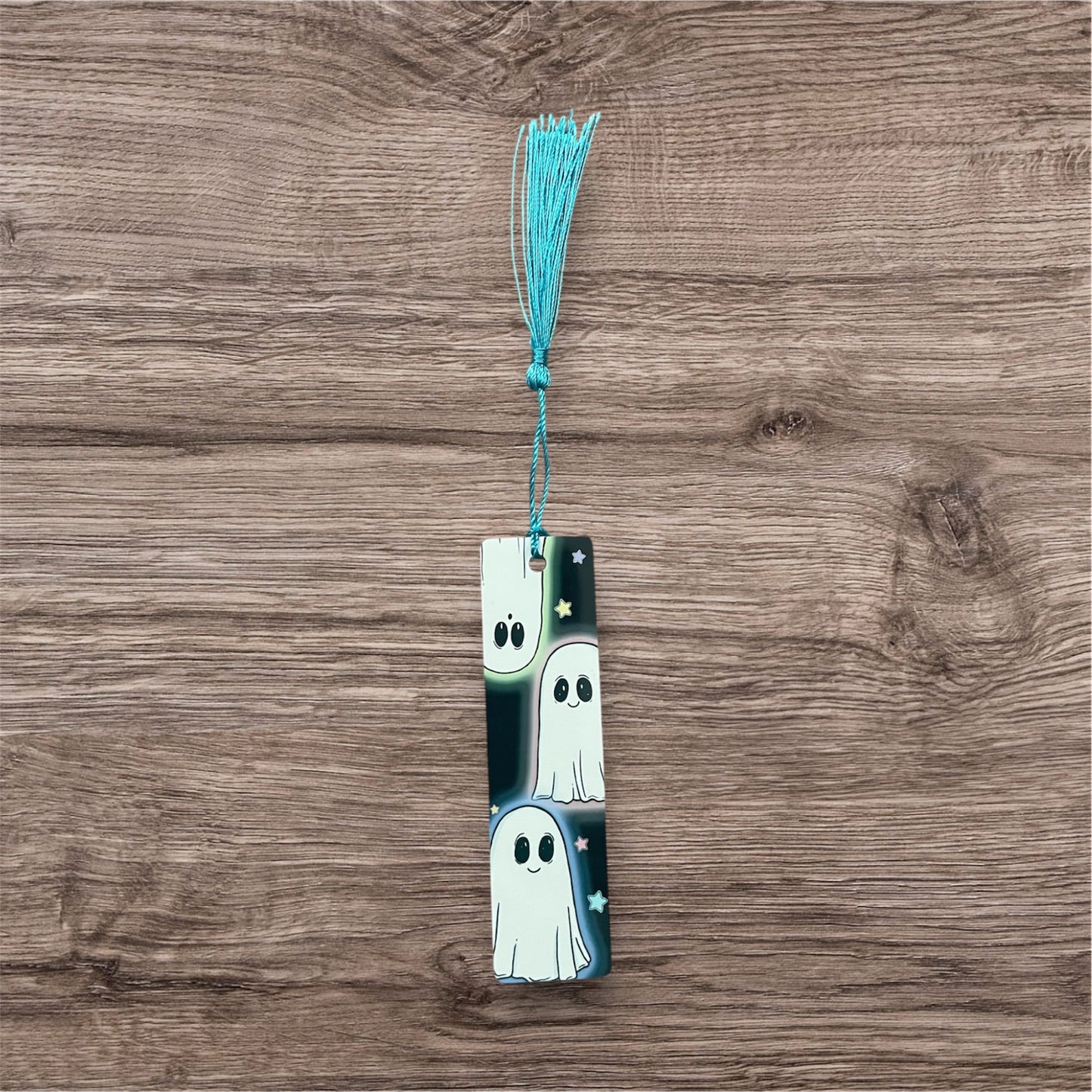 Mini aluminium ghost bookmark