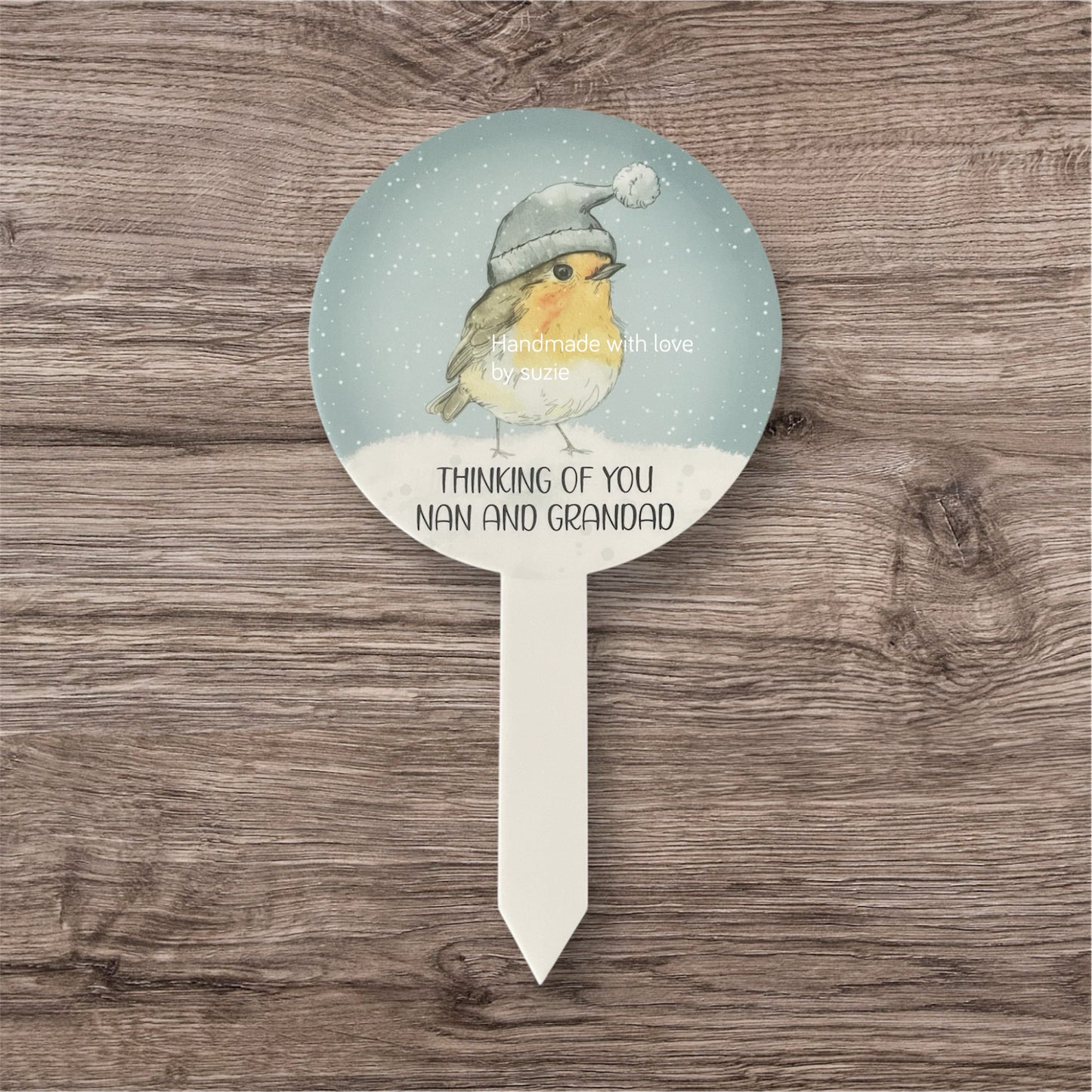 Acrylic memorial stake