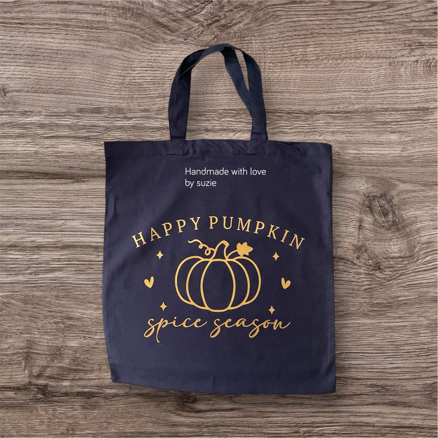 Tote bag happy pumpkin spice season