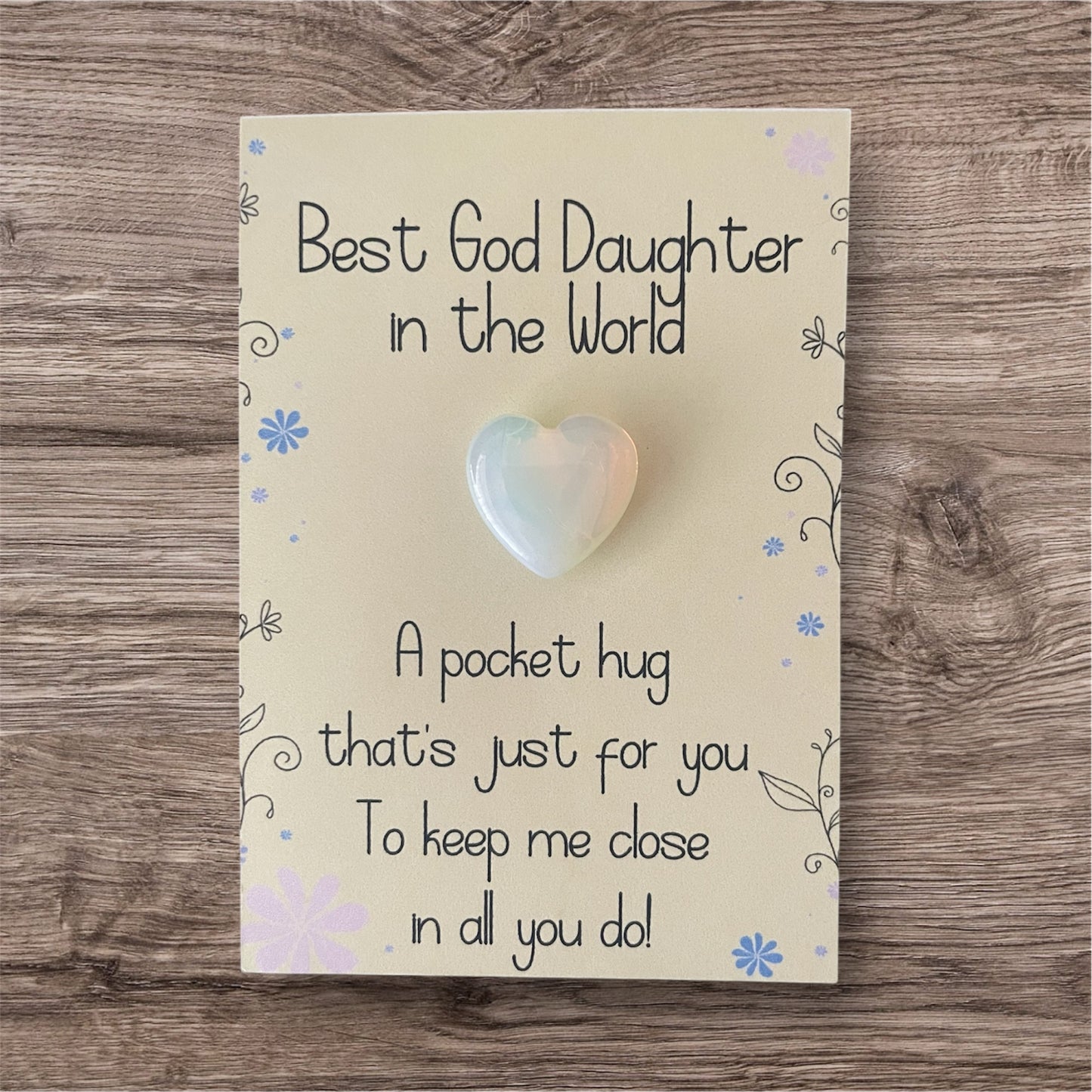 Pocket hug Best God Daughter