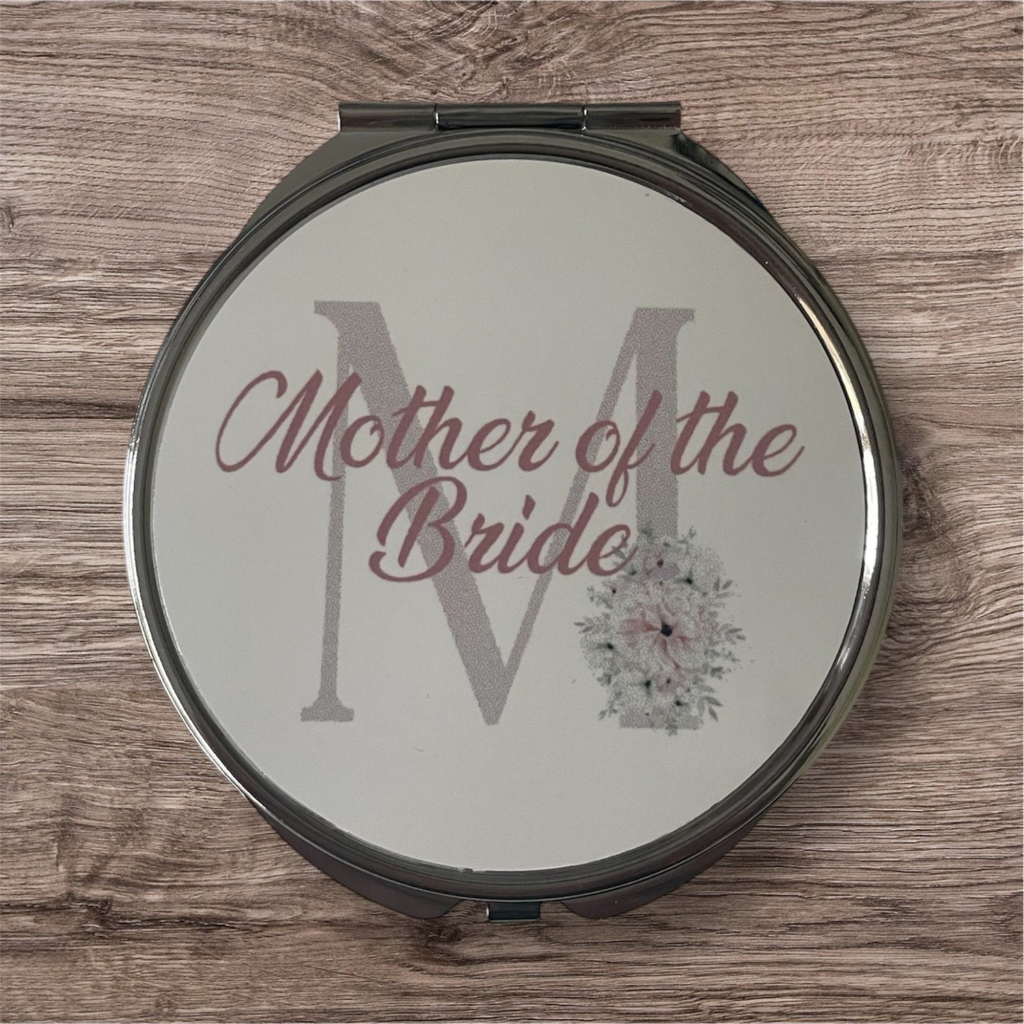 Mother of the bride compact mirror