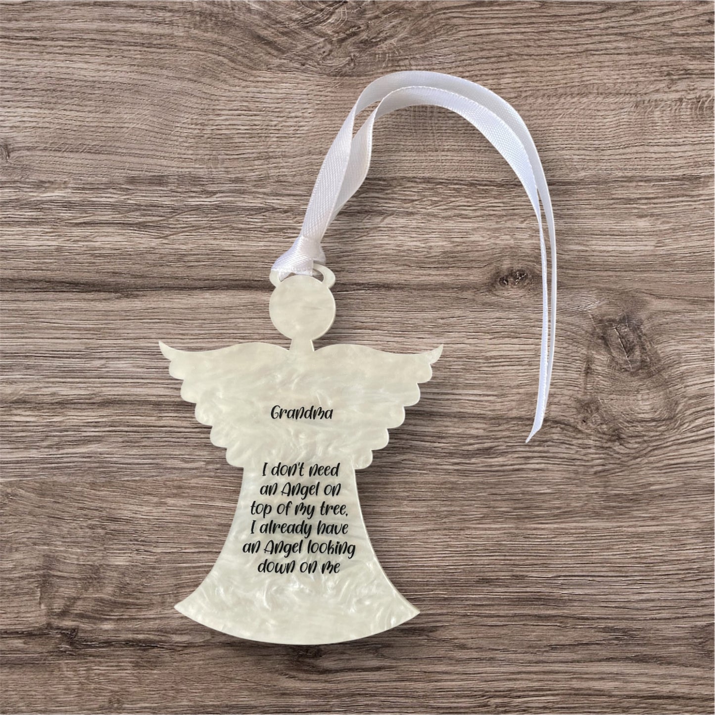 Angel hanging acrylic decoration