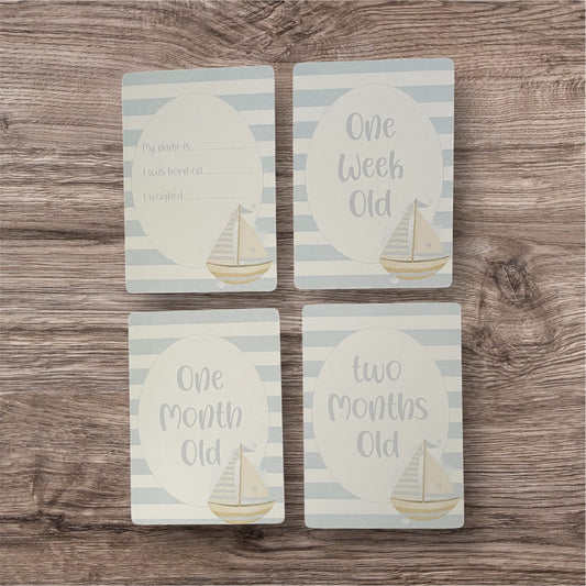 Boat milestone cards