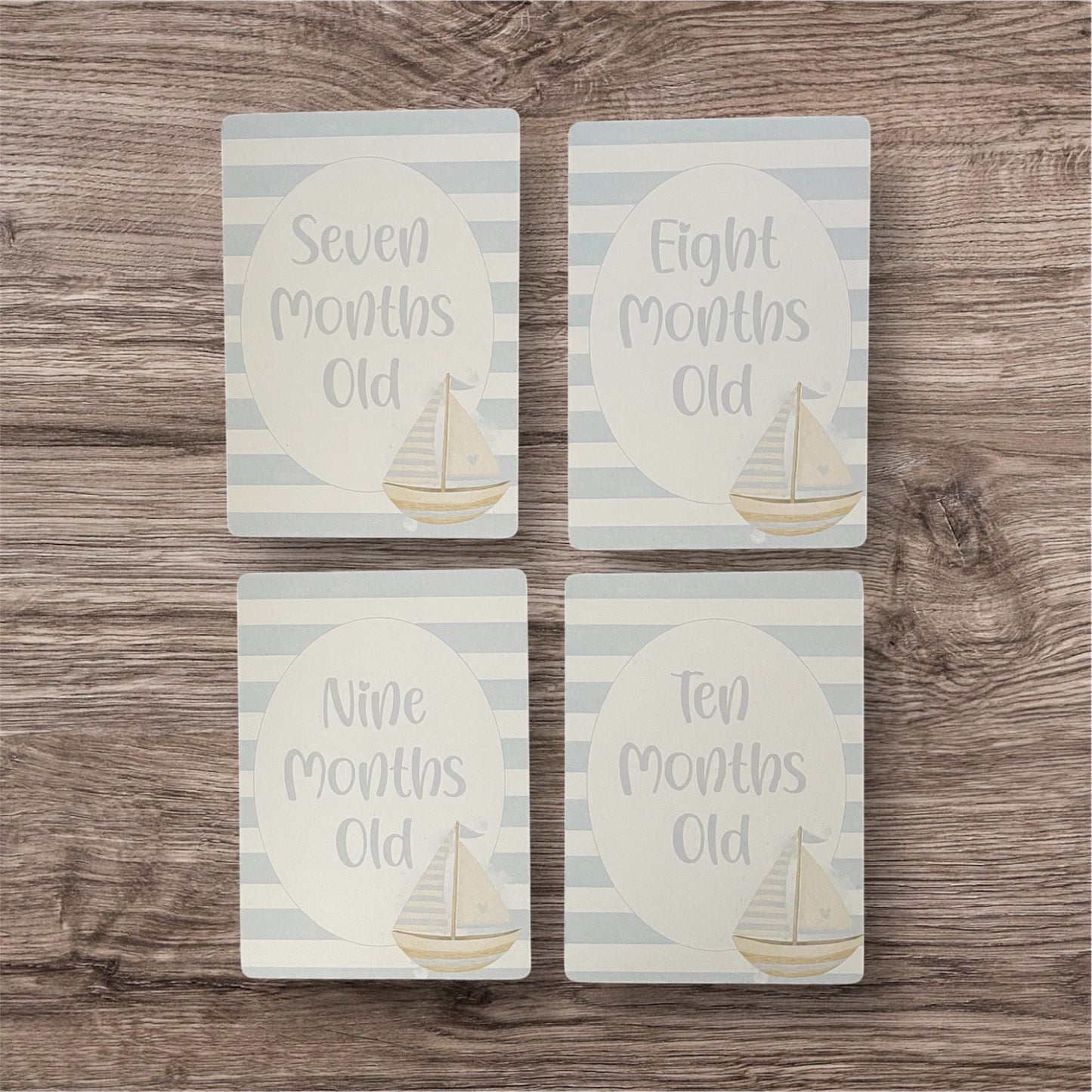 Boat milestone cards