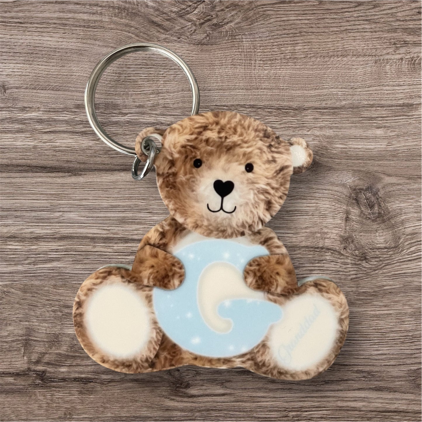 Teddy key ring Granddad