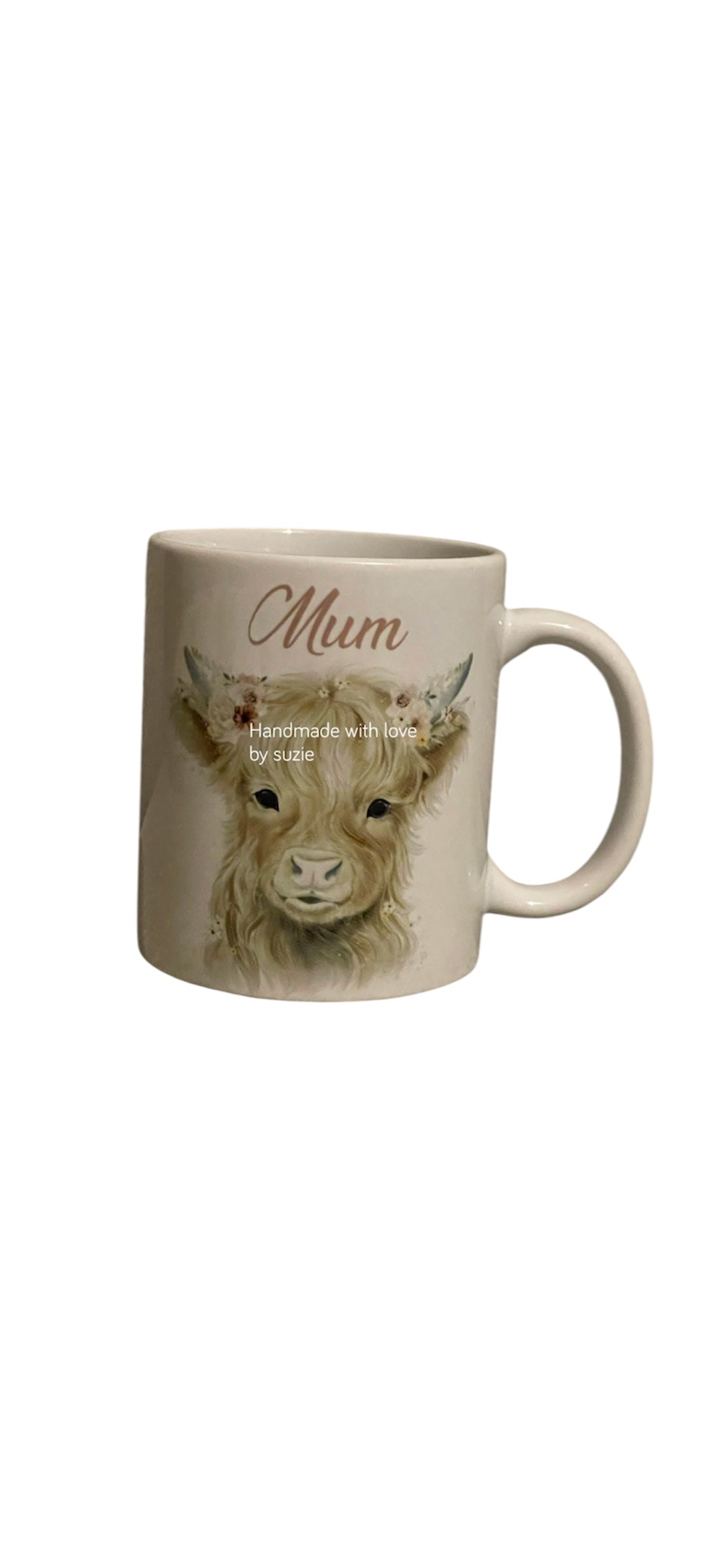 Highland cow mug