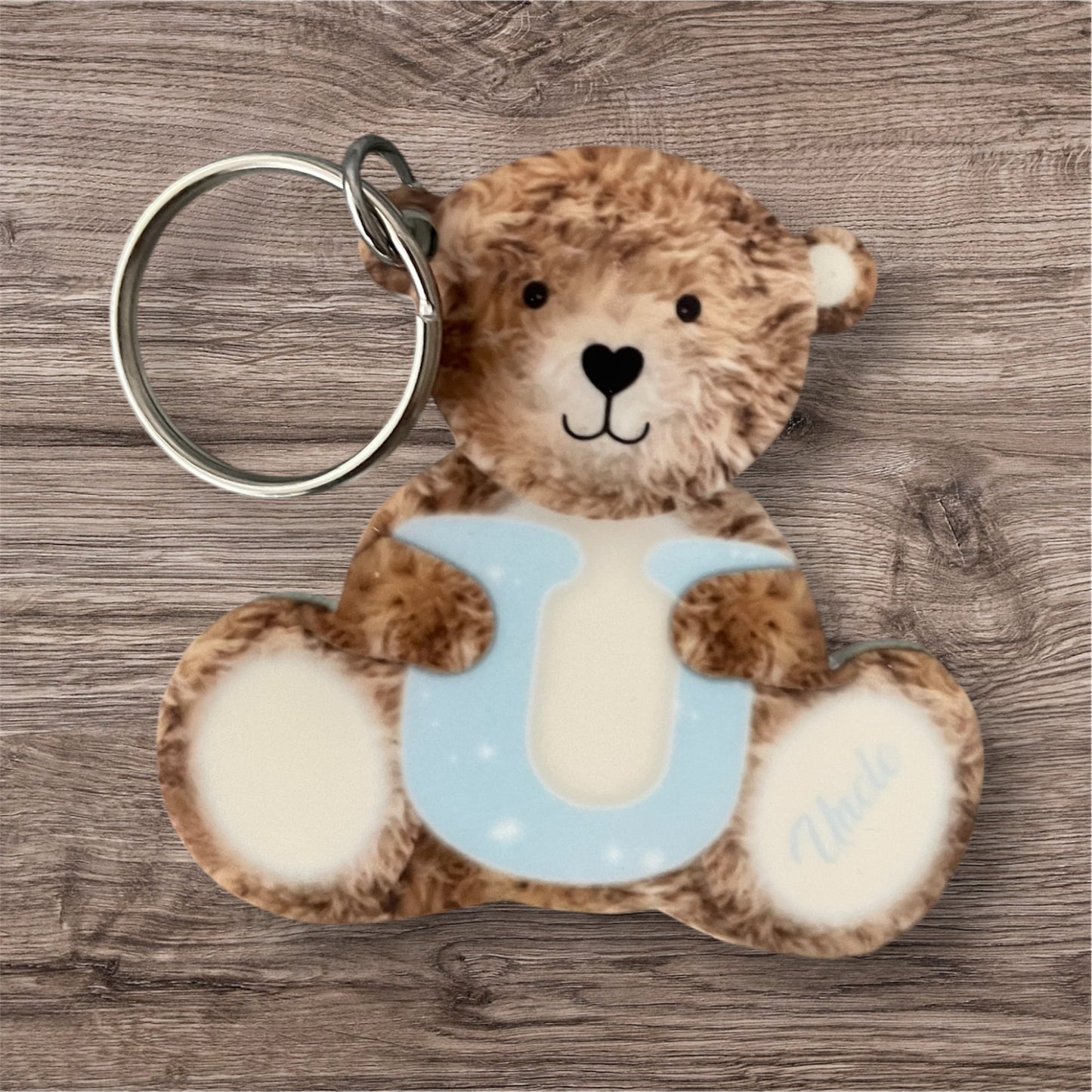 Teddy bear key ring Uncle