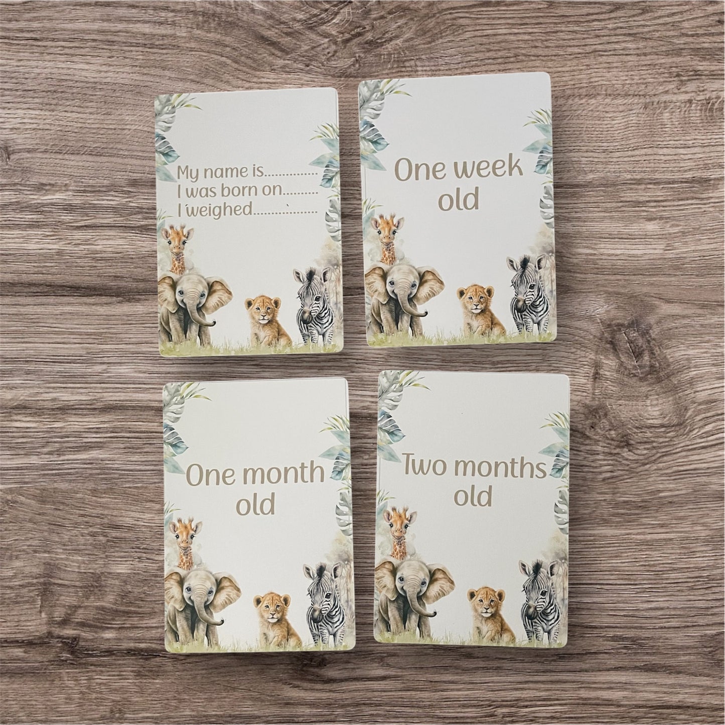 Safari milestones cards