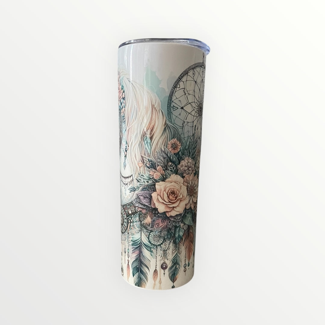 Horse & dream catcher tumbler