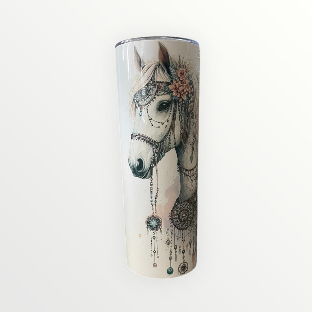 Horse & dream catcher tumbler