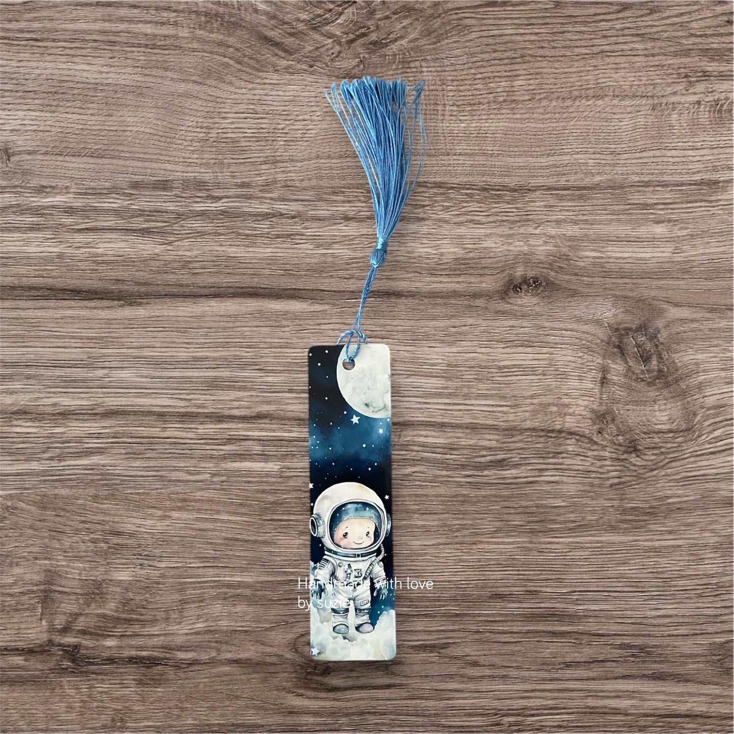 Astronaut mini aluminium bookmark