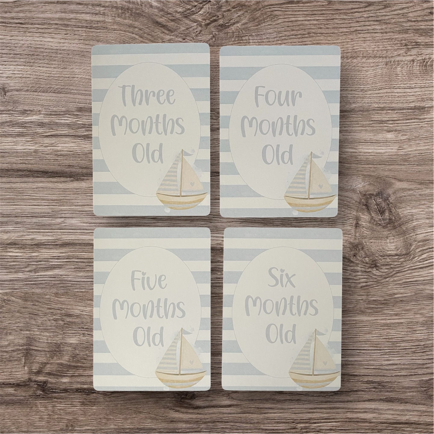 Boat milestone cards