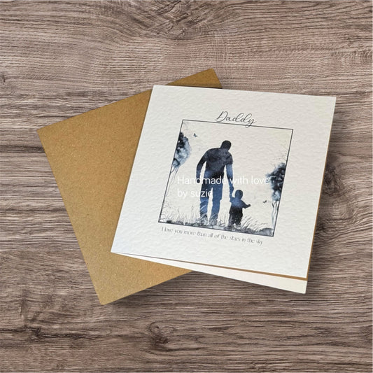 Silhouette Father’s Day card