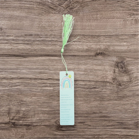 Mini aluminium bookmark rainbow