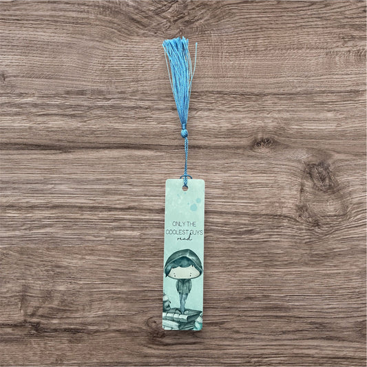 Mini aluminium bookmark cool guy