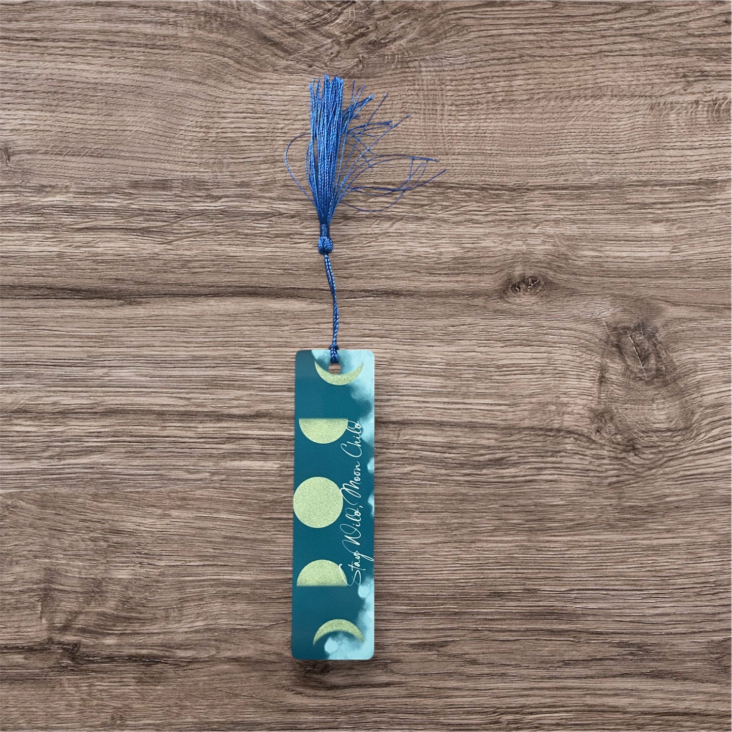 Mini aluminium bookmark moons