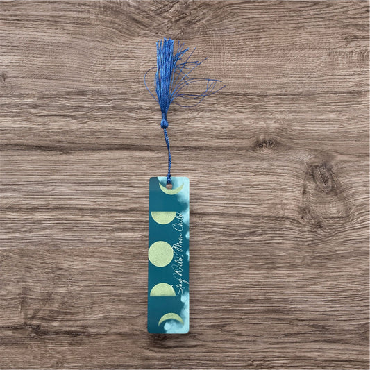 Mini aluminium bookmark moons