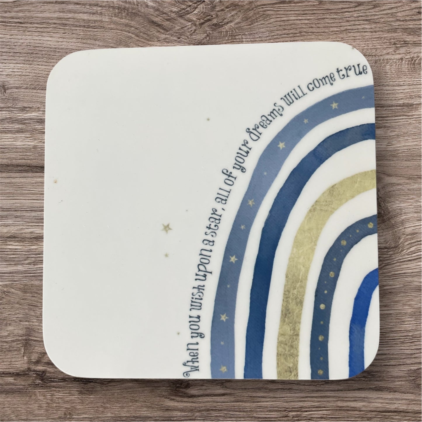Coaster when you wish upon a star rainbow