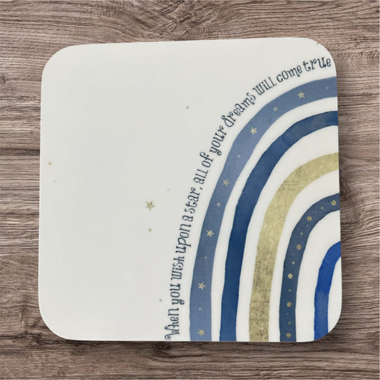 Coaster when you wish upon a star rainbow
