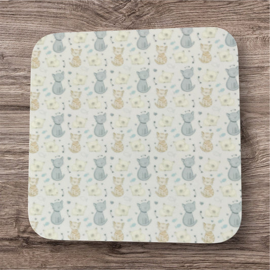 Coaster cats pattern