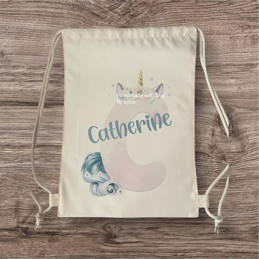 Unicorn alphabet P.E bag