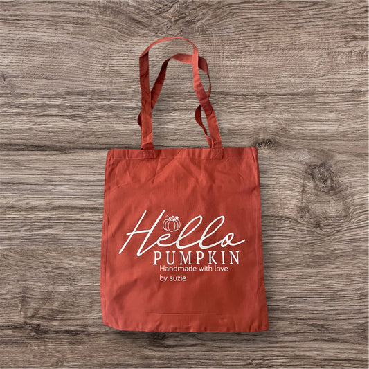 Tote bag hello pumpkin