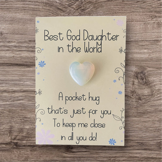 Pocket hug Best God Daughter