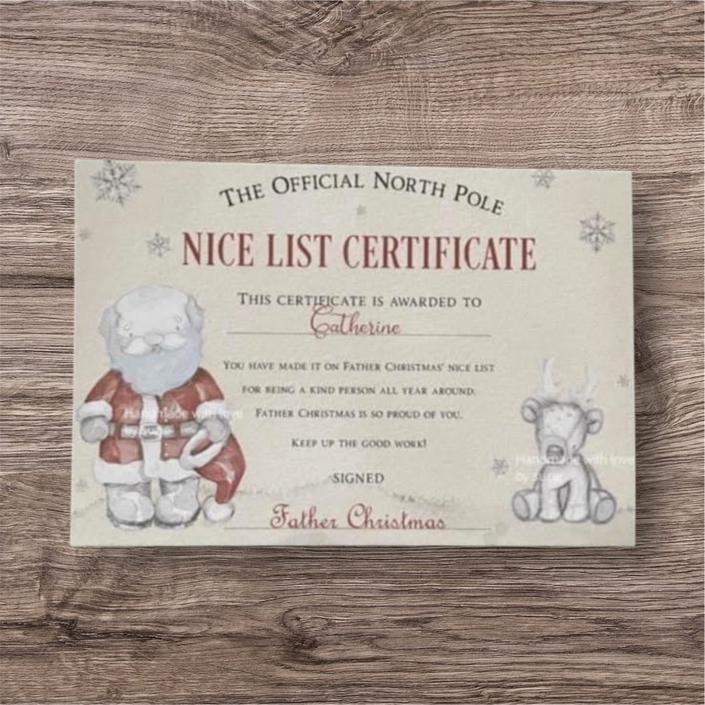 Christmas Eve Santa & reindeer set